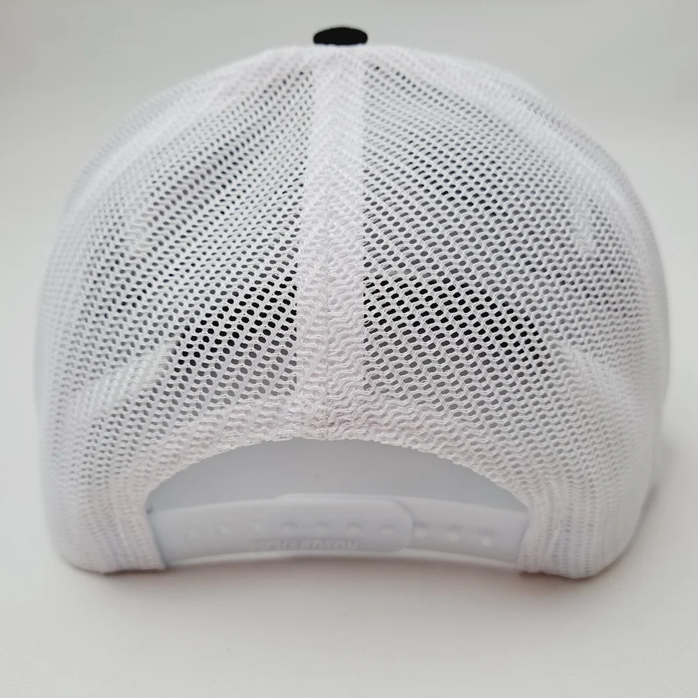 Trans Am Firebird Trucker Mesh Snapback Curved Bill Hat Cap Black Whi… - Picture 4 of 4